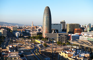 Utsikt från Marios crypto event i Barcelona