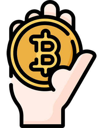 Bitcoin i handen