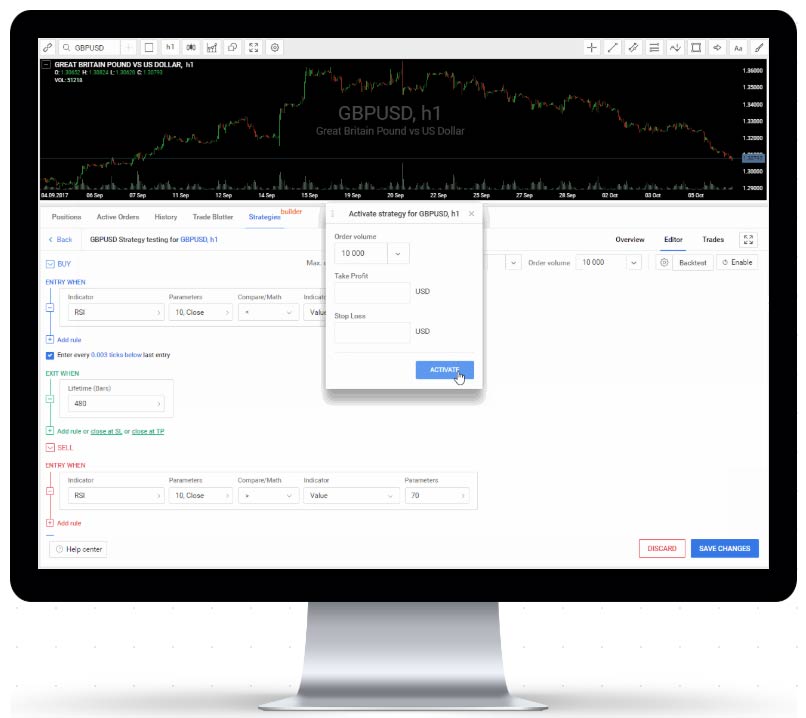 Bygga en trading robot på Robo Markets