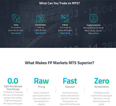FP Markets genom MT5