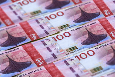 Norska 100 kr sedlar