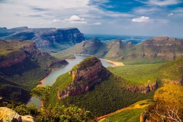 Sydafrika berg landskap