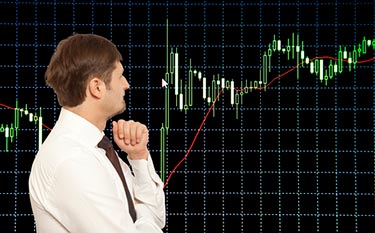 Trader Watching Graphs