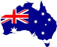 Australien Karta