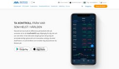 Ava Trade - kontroll med mobilen