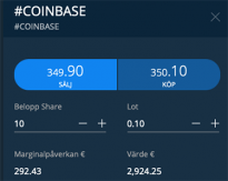 Coinbase hos AvaTrade