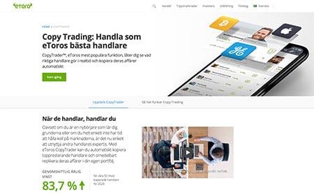 eToro CopyTrader: Handla som de bästa