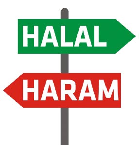 Halal eller haram - en skylt med vägvisning