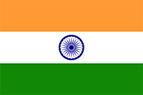 Indiens flagga