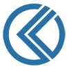 Kriptomat blå logo