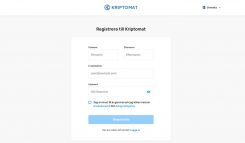 kriptomat registrering