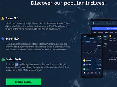 Kryptoindex korg: 3, 5 eller 10 stycken