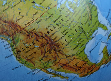 Nordamerika: Karta