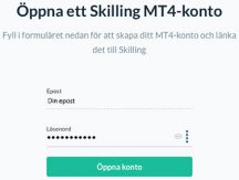 Öppna MT4 konto hos Skilling