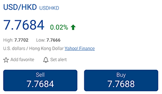 Plus500 - Trading med USD/HKD