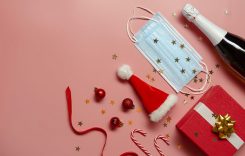 Julklapp, Covid-mask & champagne