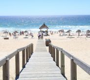 Sandstrand i Portugal