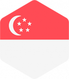 Singapore's flagga