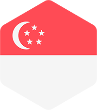 Singapore's flagga