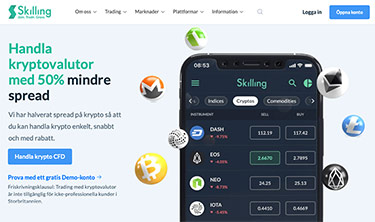 Skilling: Krypto med lägre spread