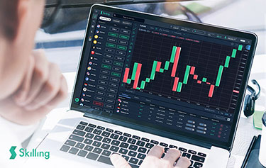 Trading på Skillings nya plattformen på Apple dator