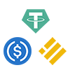 Stablecoin logotyper