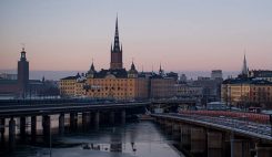 Stockholm på kvällen