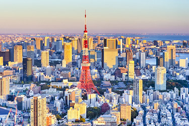 Tokyo: En översikt med skyline