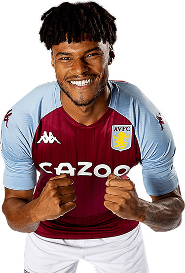 En glad Tyrone Mings, Aston Villa FC