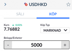 USD/HKD Skilling